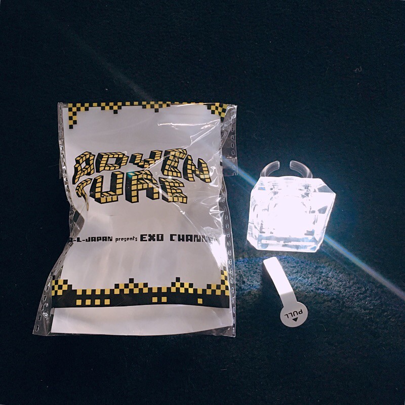 Exo channel adventure fanmeet ring Light / fan Light Official mini lightstick japan merchandise