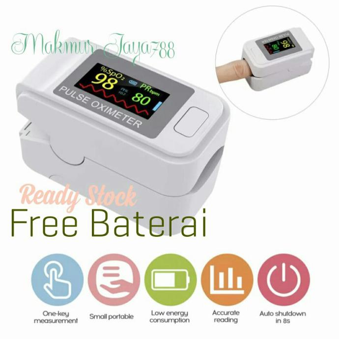 ✨COD✨ Pengukur Tekanan darah digital pulse oxymeter ( Bukan Omron ) TERUJI Kode 161