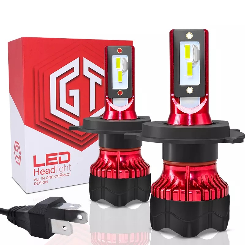 HAOSJ Lampu Mobil LED COB Headlight 12000LM 55W 6000K H4 12V 2PCS - K5 Produk ini merupakan lampu headlight untuk kendaraan roda empat