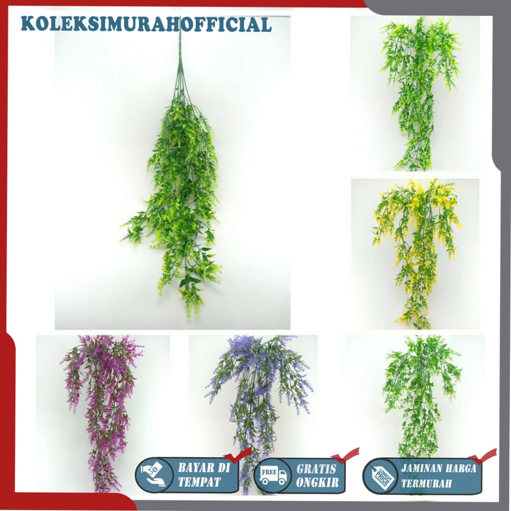 COD DAUN GANTUNG TANAMAN HIAS TANAMAN DAUN PLASTIK TANAMAN HIAS RUMAH BUNGA GANTUNG BUNGA DR7704
