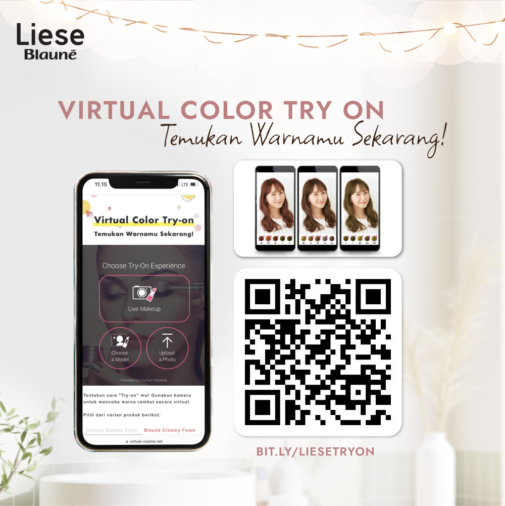 Liese Blaune Bubble Hair Color Cat Pewarna Rambut Natural Lavender Ash