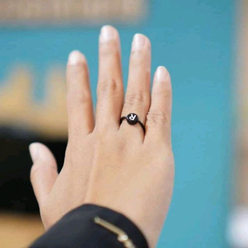 cicin inisial huruf (A-Z)/cincin huruf/cincin couple