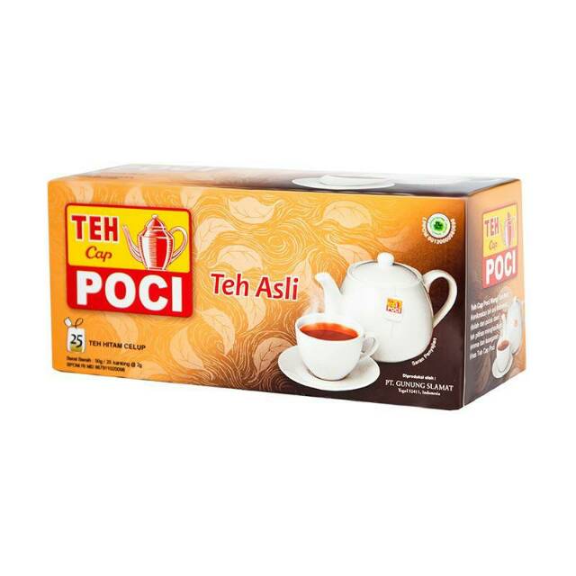 

Teh Cap Poci Celup Teh Asli 25 kantong X 2 gram, Teh Poci Asli Original