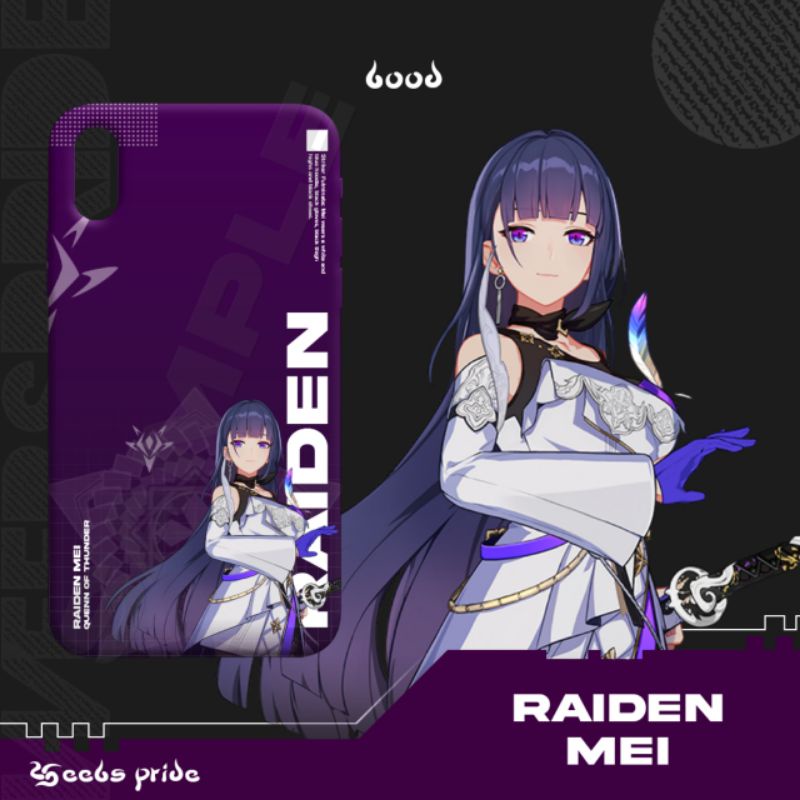 Case hp Honkai Impact - Raiden Mei ~ Weebspride