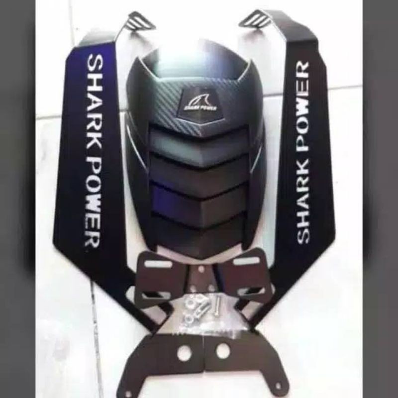 mudguard belakang kaki 2 shark power universal