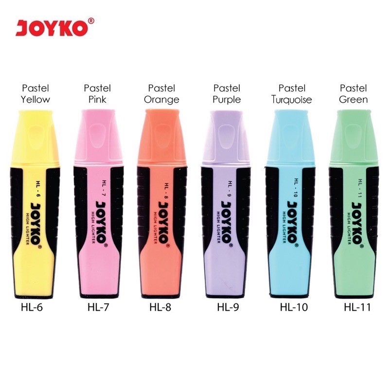 

[JOYKO] Highlighter / Penanda / Joyko HL-6 ~ 11 Pastel Color
