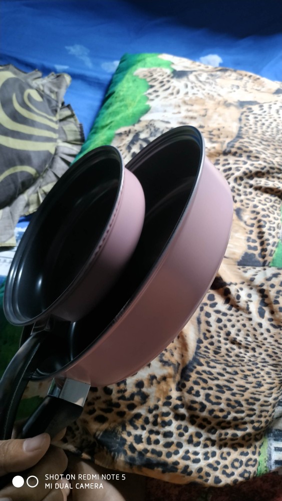 1 Set Isi 2 Pcs Fry Pan Teflon Wajan Kuali Penggorengan Warna Serbaguna Murah