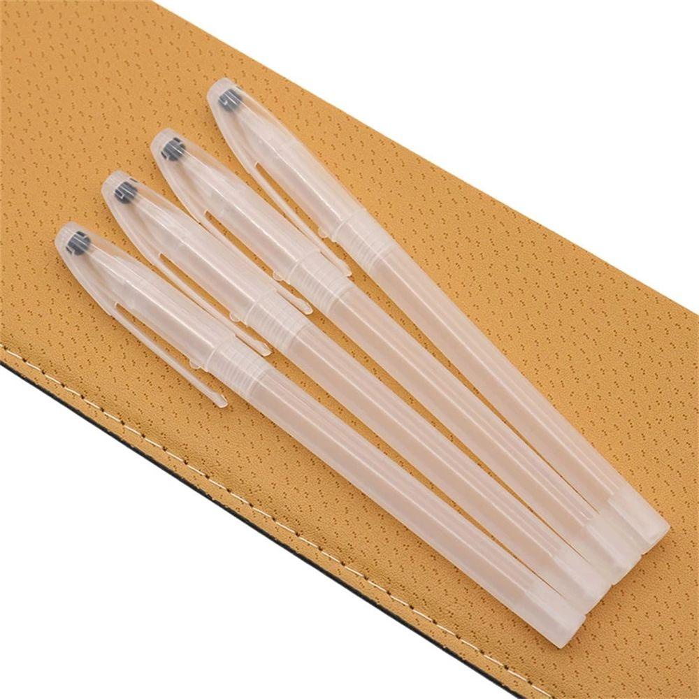 Lanfy Gel Pen Shell Transparan Simple Styple Siswa Kantor Gagang Minimal Alat Tulis Pulpen Cover