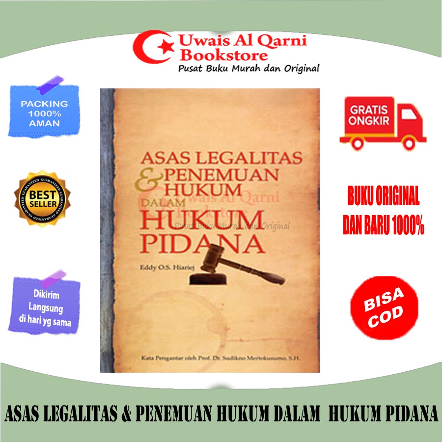 ASAS LEGALITAS & PENEMUAN HUKUM DALAM HUKUM PIDANA EDDY - ERLANGGA