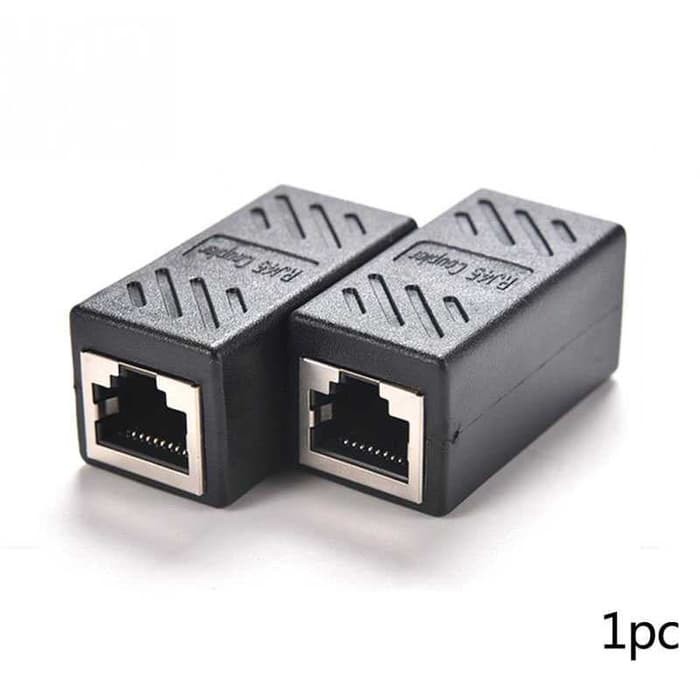 Connector Barrel rj45 coupler - Konektor Barel rj45 female to female
