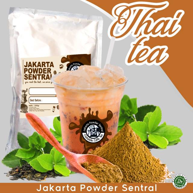 Thai tea powder drink bubuk minuman 1kg/jakarta powder sentral