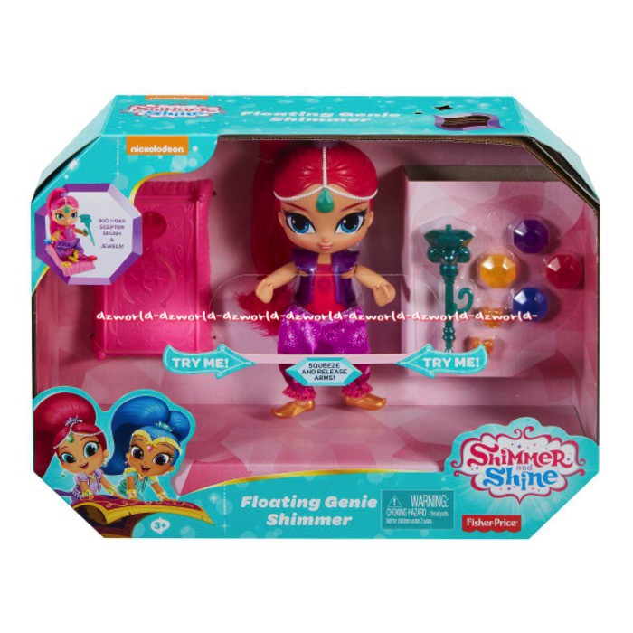 Shimmer Shine Floating Genie Shimmer Boneka Aladin Mainan Anak