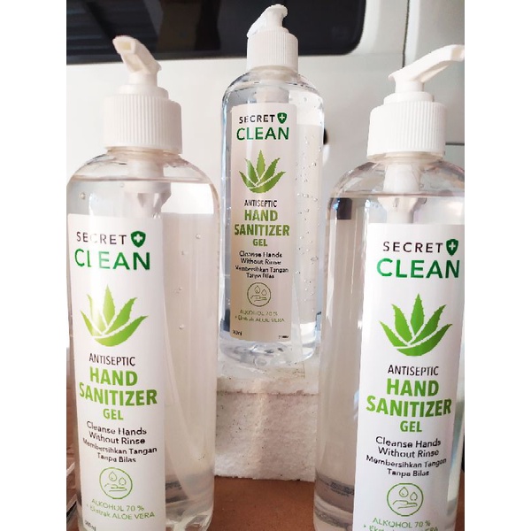 Hand sanitizer Refill gantung Secret clean gel/spray 500ml