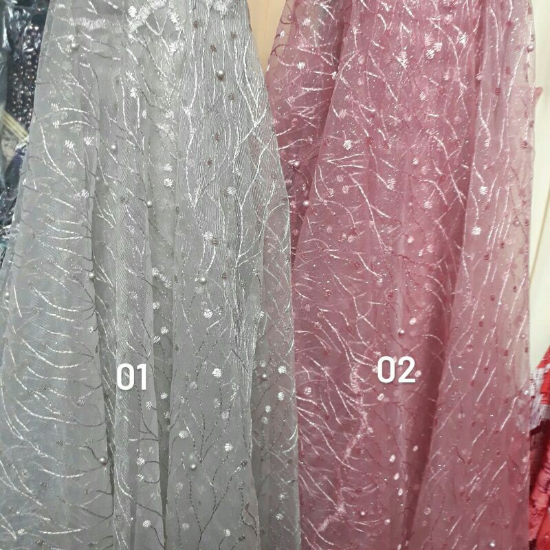 Bahan tile akar mutiara/Kain tile mutiara/Bahan tile