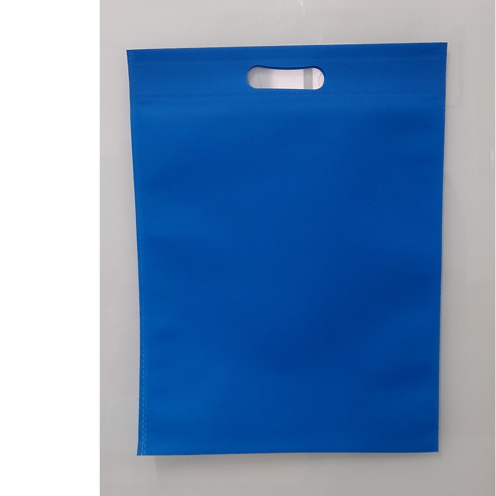 

(Kodi) Tas Press Spunbound Oval Goodie Bag Tas Belanja Warna Biru Turkis 20 cm x 25 cm