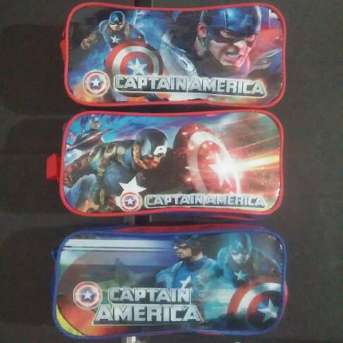 

Kotak pensil resleting seri B captain america
