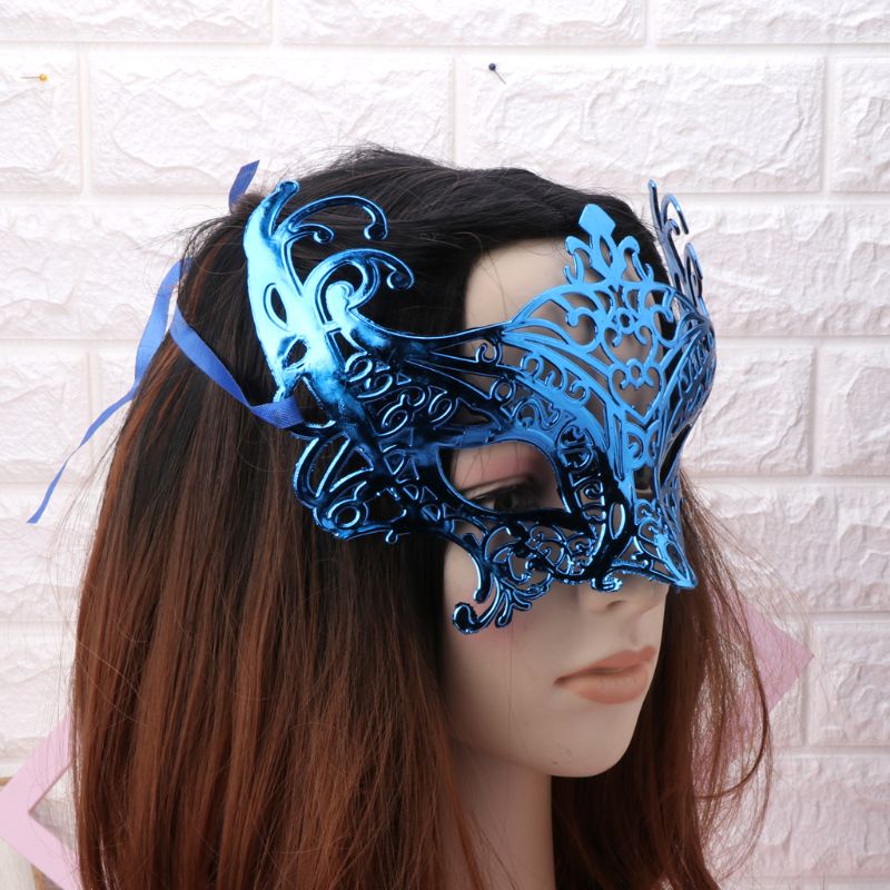 Zzz Cut Masquerade Venetian Eyemask Pesta Prom Mardi Gras Plastik