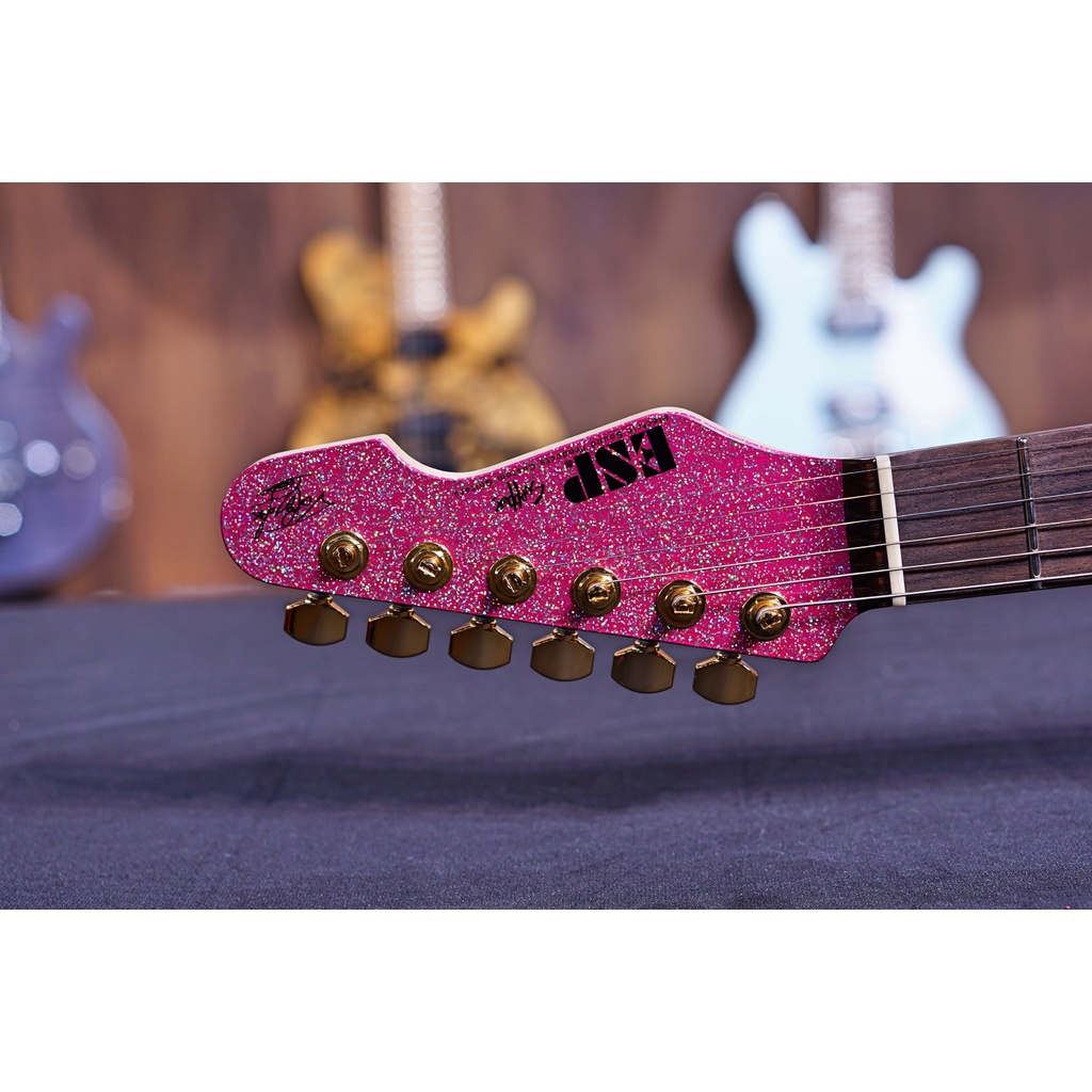 ESP SNAPPER Takayoshi Ohmura Custom -Twinkle Pink Rosewood fretboard E1500212