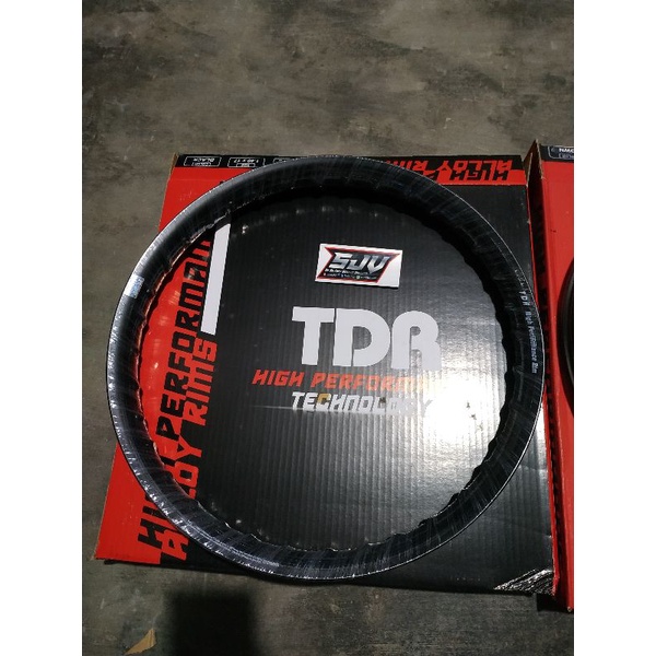 KLOWONGAN VELG TDR U-SHAPE 17-140 BLACK &amp; T.BROWN TERMURAH