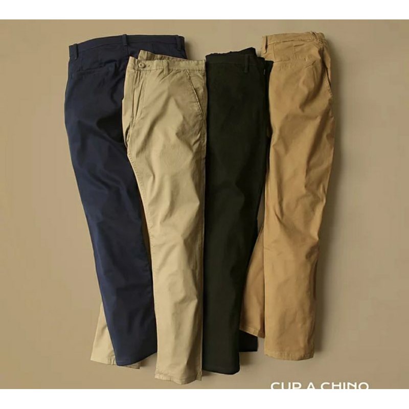 (COD) CELANA PRIA CHINO SLIMFIT PANJANG KATUN STRECH/MELAR PREMIUM