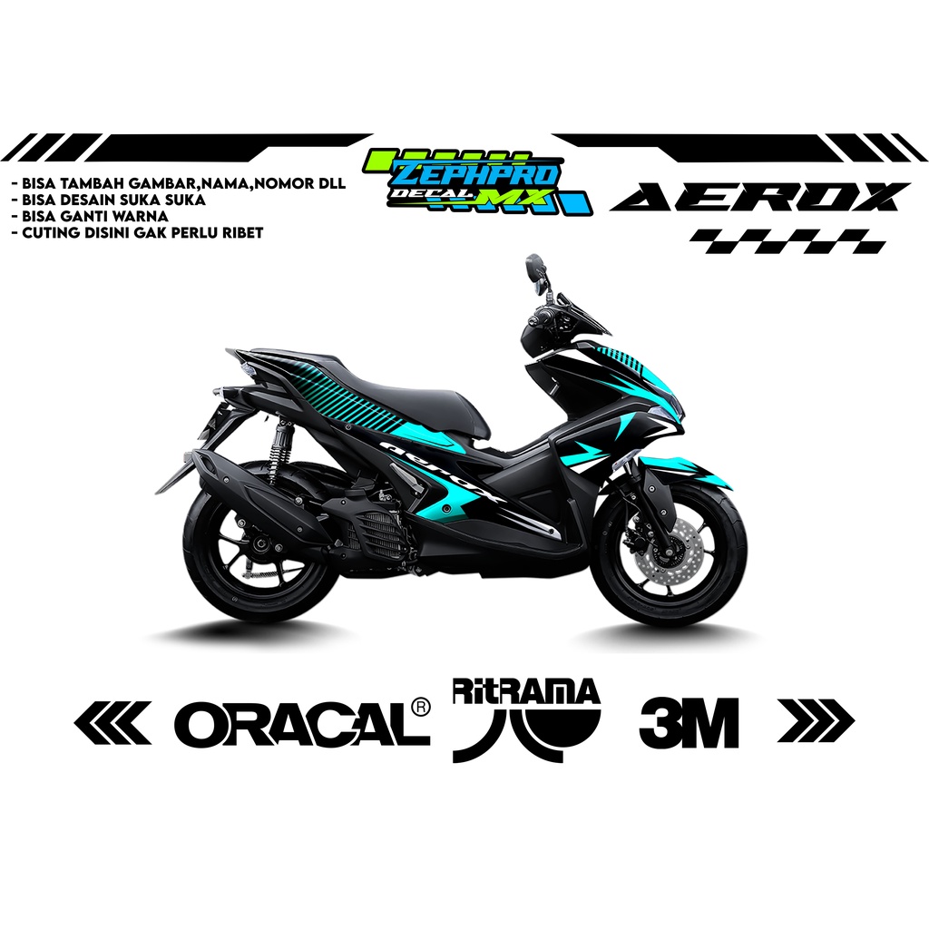 STIKER MOTOR DECAL AEROX Fullbody - custom request