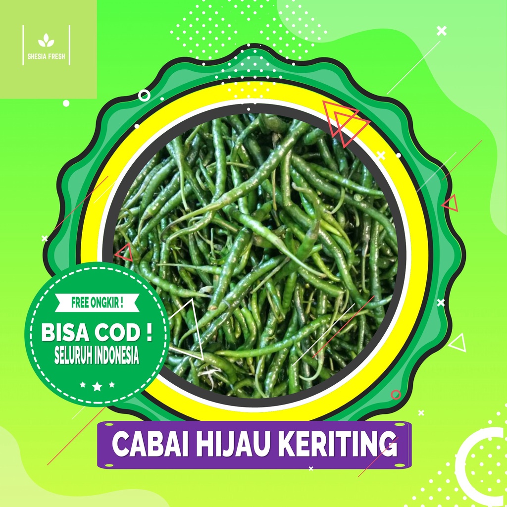 

Shesia Fresh - Cabe Hijau Keriting Organik 250 gram