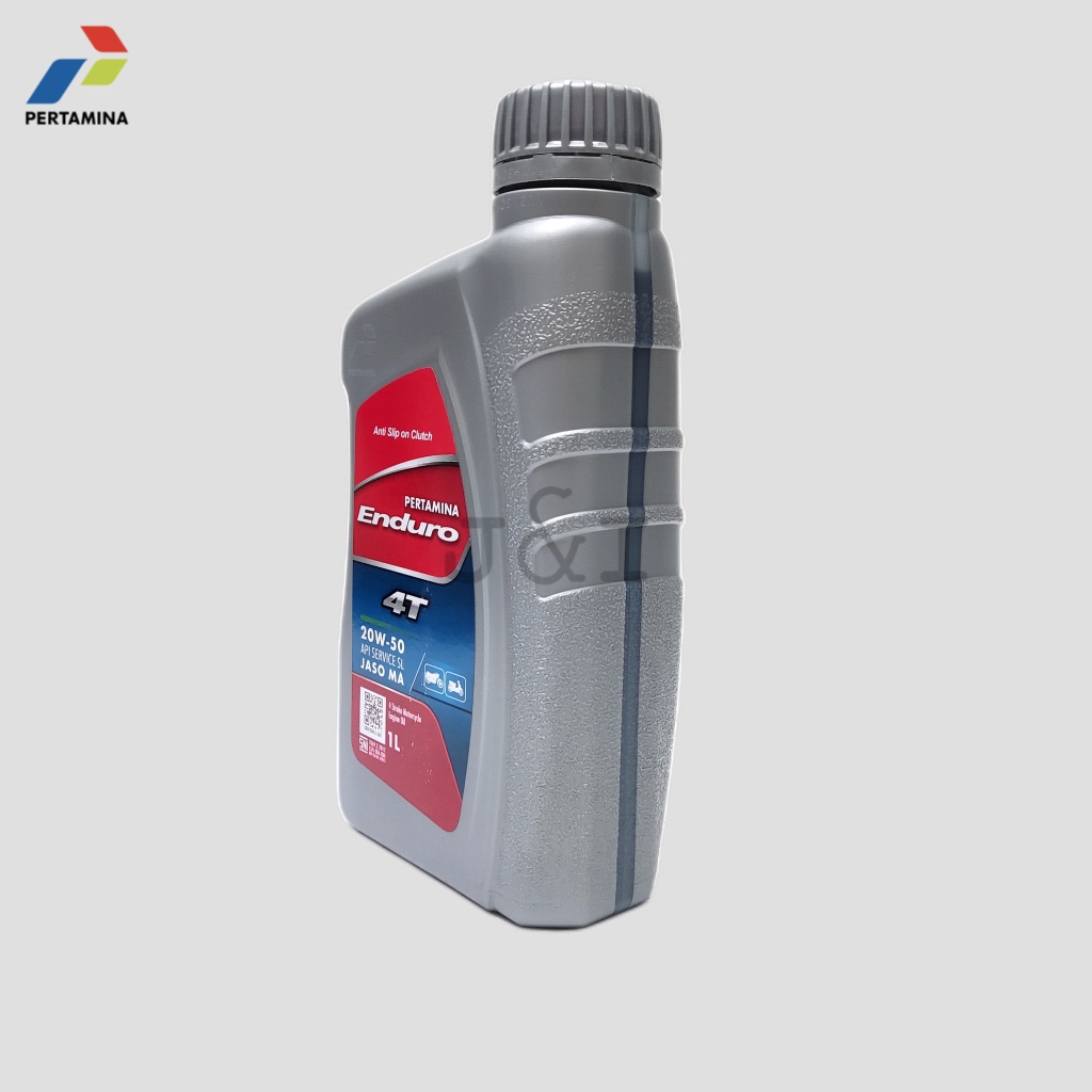 Oli Pertamina Enduro 4T 20W-50 API SL JASO MA 1 Liter