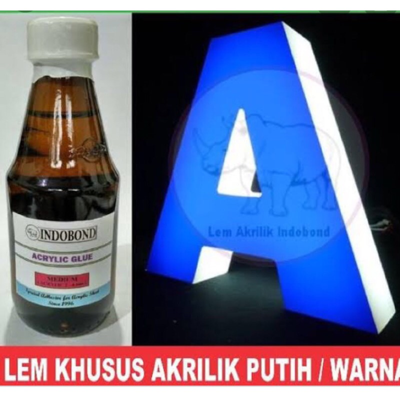 

Lem akrilik indobond (techno glue) tipe “MEDIUM” 180ml