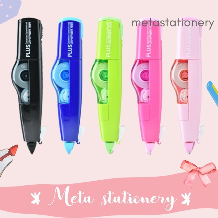

Produk Correction Tape / Tipex Kertas Plus Wh-635 + 1 Refill Hemat