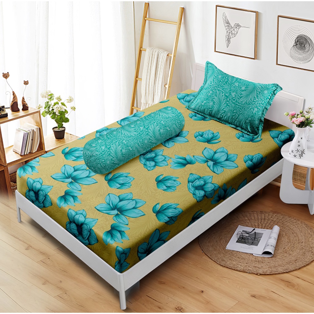 Vallery Quincy - Sprei Single 120x200 Tinggi 30 - Adelia