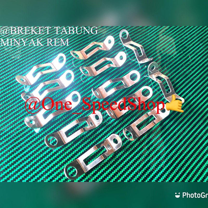 KAWAT/BREKET TABUNG MASTER REM CHROME CNC UNIVERSAL