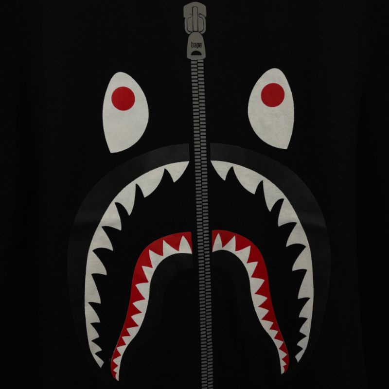 KAOS T-SHIRT BAPE SHARK FULLTAG &amp; LEBEL ( BANYAK VARIASI WARNA ) BESTSELLER