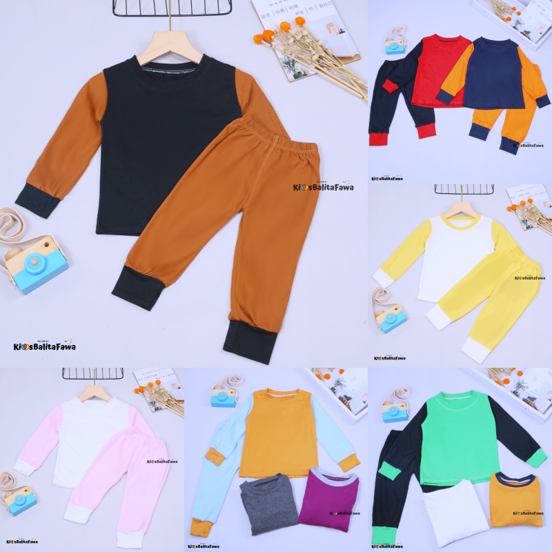 Baju Tidur Yummy uk Bayi 0-12 bulan / Setelan Baby Laki Perempuan One Set Panjang Murah Babycinnamon