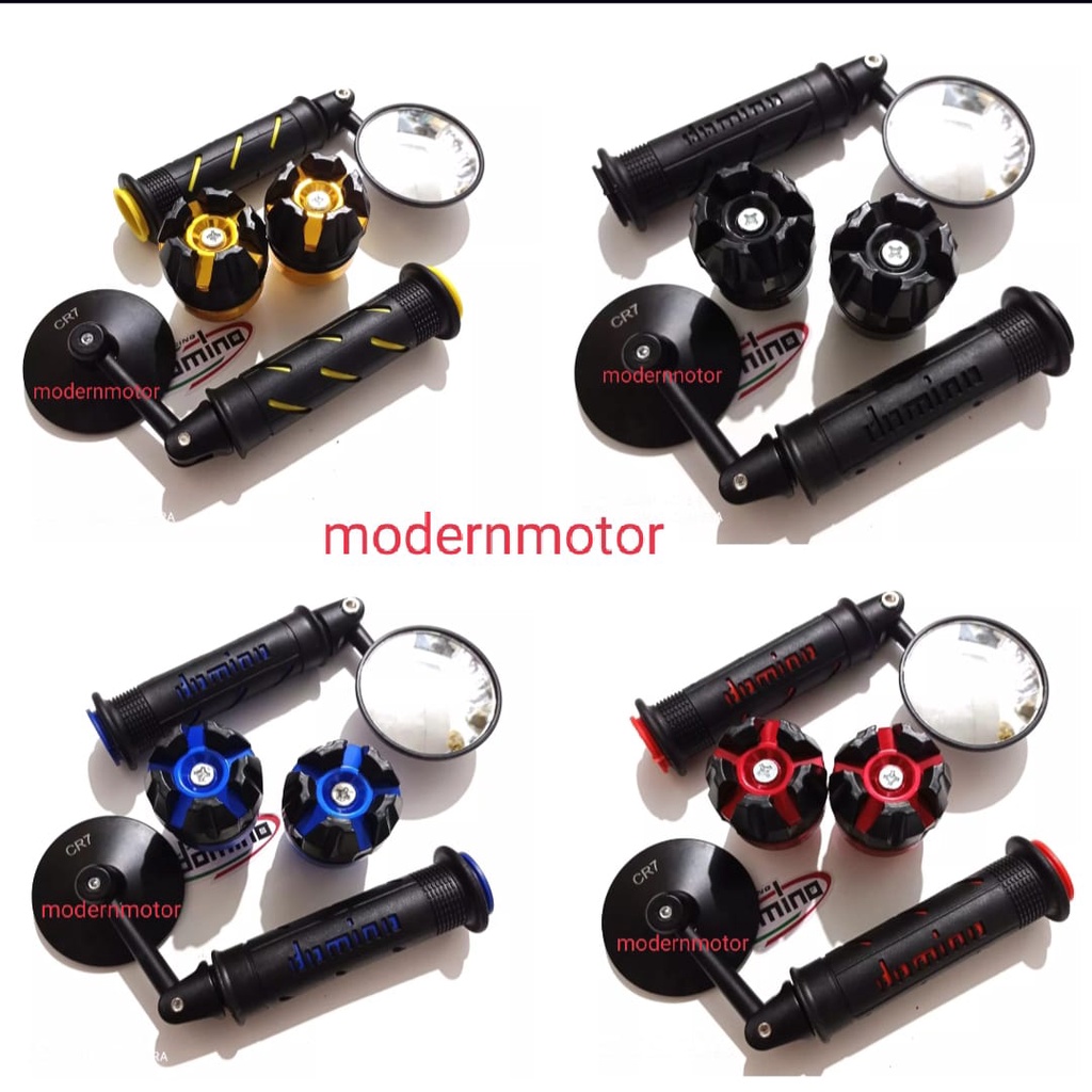 Spion jalu cembung + jalu as + Handgrip Domino Universal motor