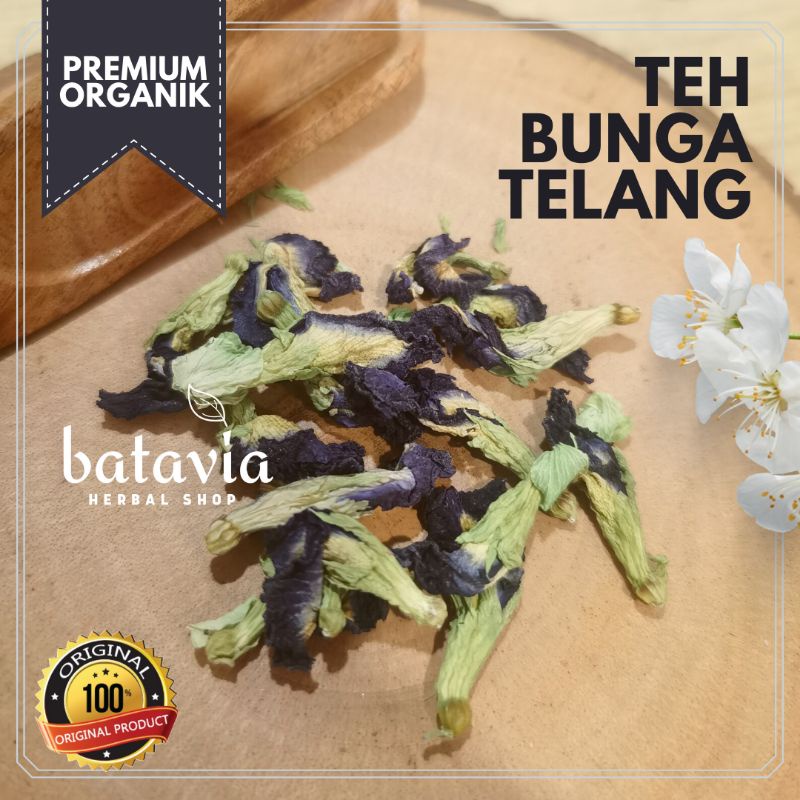 

Teh Bunga Telang Butterfly Pea Premium Flower Blue Tea