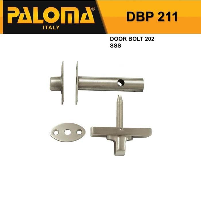 Grendel Pintu / Grendel Putar Paloma QHDBP 211 Stainless Kunci Gerendel Pintu Murah Berkualitas
