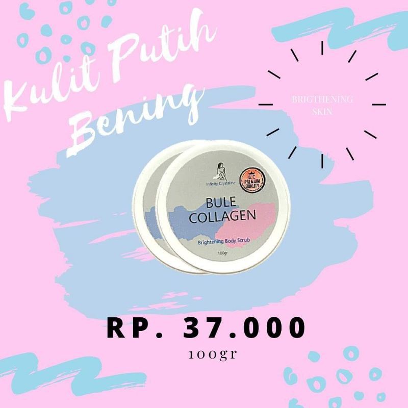 SCRUB BULE COLLAGEN/LULUR BULE COLLAGEN