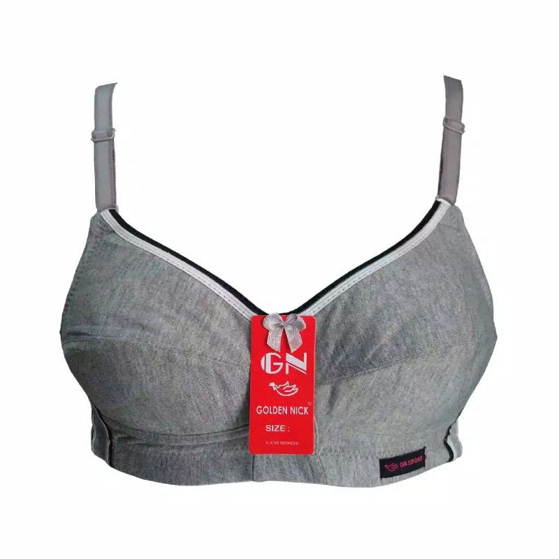 GOLDEN NICK Sport Bra KATUN 863 Bra Sport Busa Tipis Tanpa Kawat