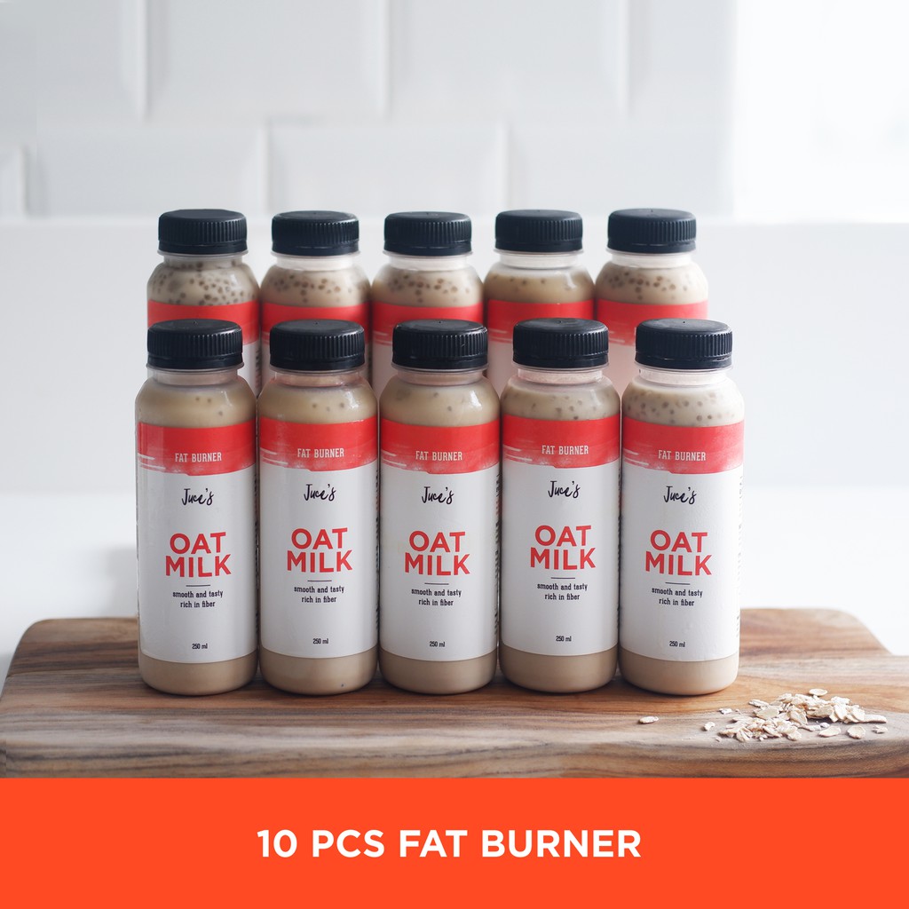 

10 pcs Fat Burner Oatmilk (SURABAYA only) for 5 days Package