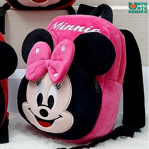 tas ransel anak mickey minnie mouse tikus animal backpack sekolah