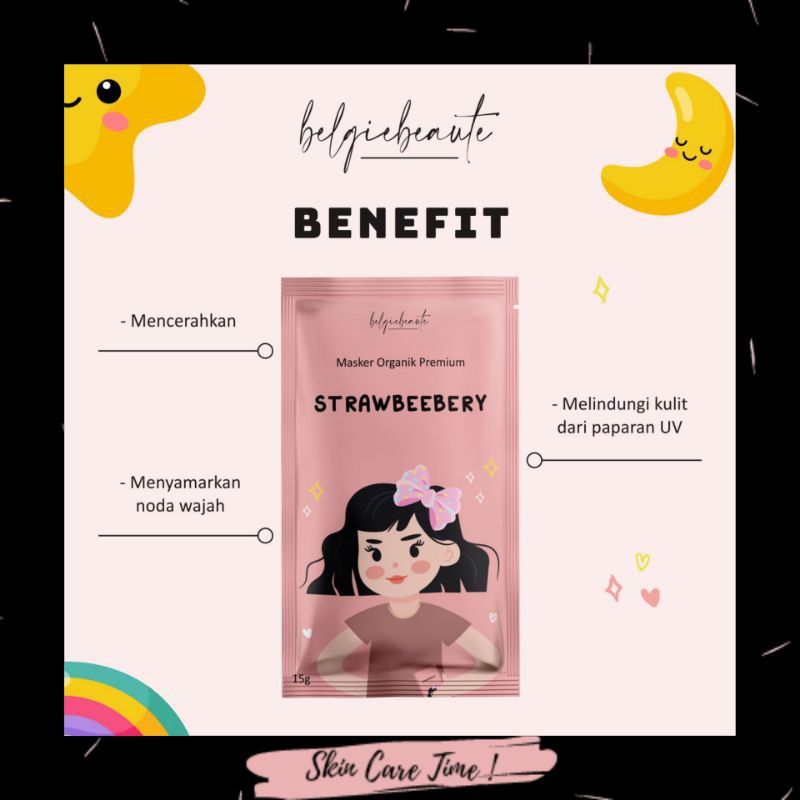 [UC] MASKER ORGANIK PREMIUM BY BELGIE BEAUTE