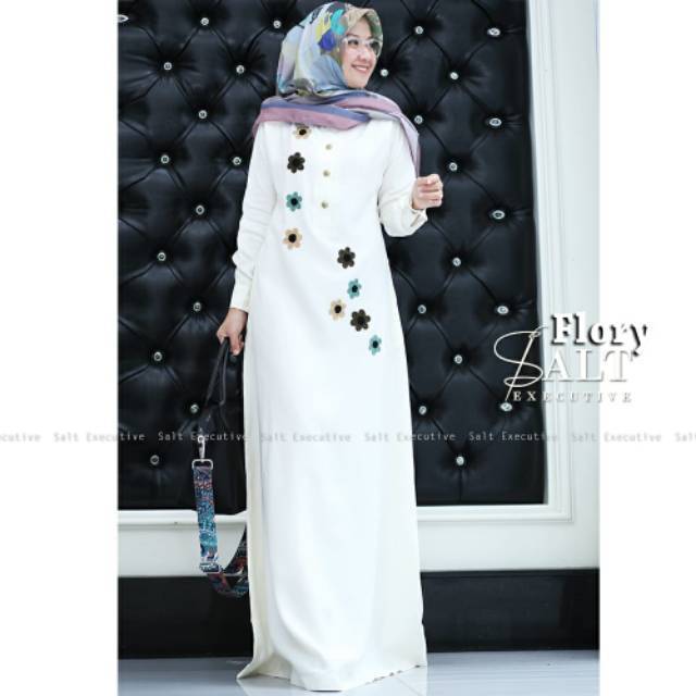 ORI 💜💚💝😘 FLORY DRESS, GAMIS REMAJA TERBARU BY SALT EXECUTIVE