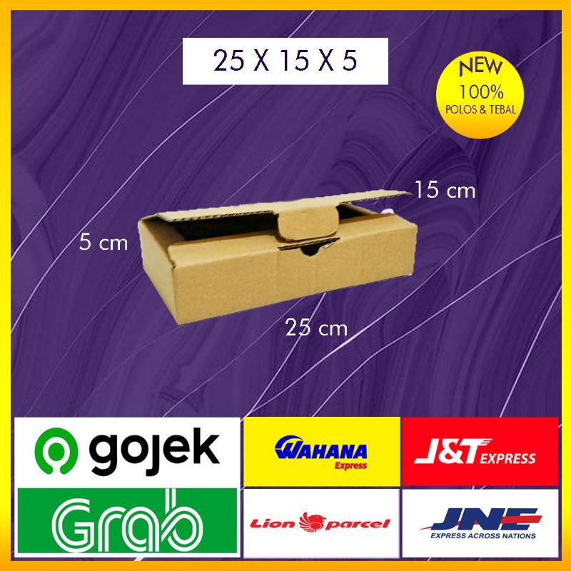 

Kardus Packing 25cmx15cmx5cm