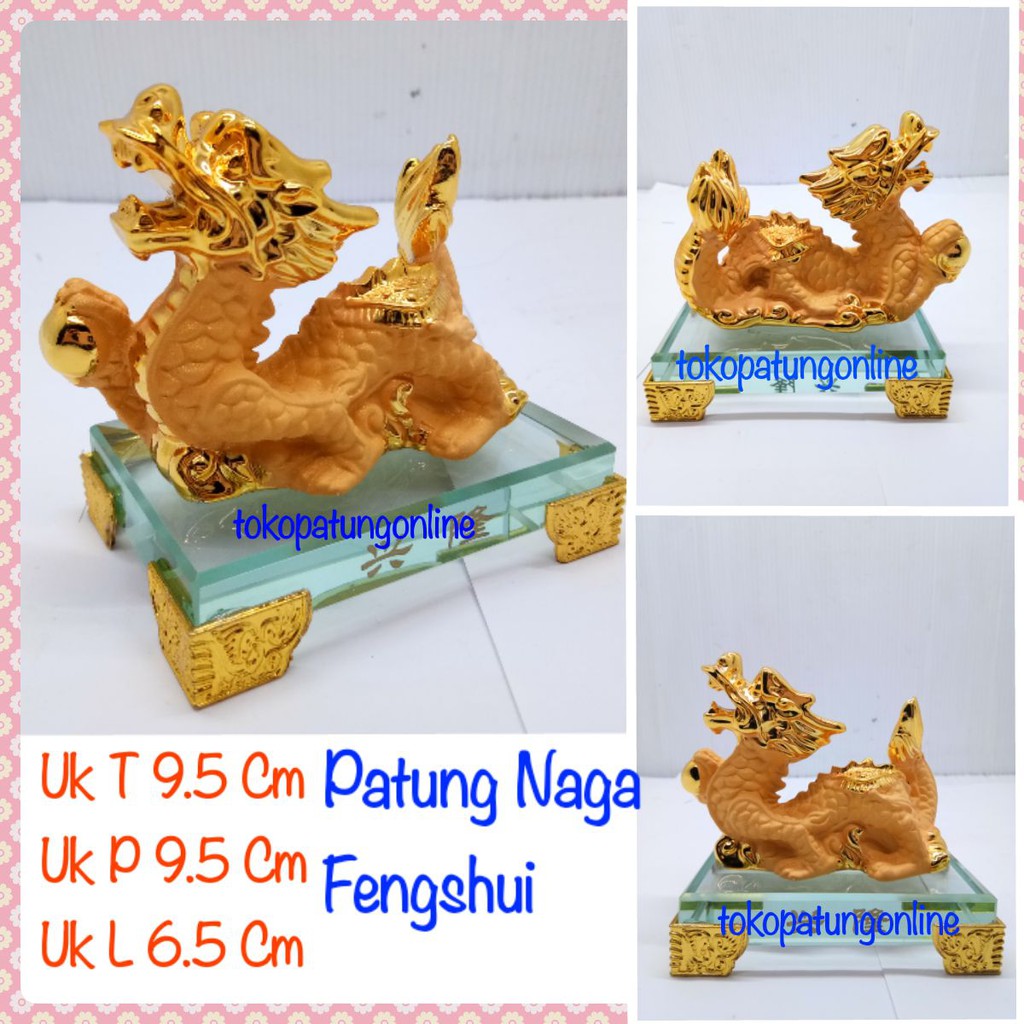 Patung Naga Fengshui Pasir Emas 010