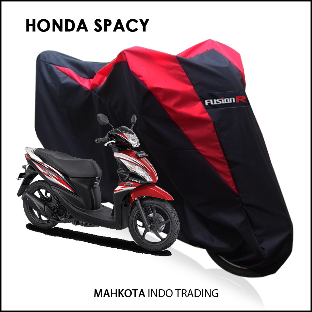 Sarung Motor Warna HONDA SPACY Waterproof / Penutup Motor Warna SPACY / Cover Motor Merek FUSION R