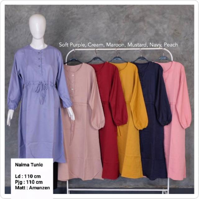 NAIMA TUNIK/TUNIK/BAJU CEWE/TUNIK BUSUI
