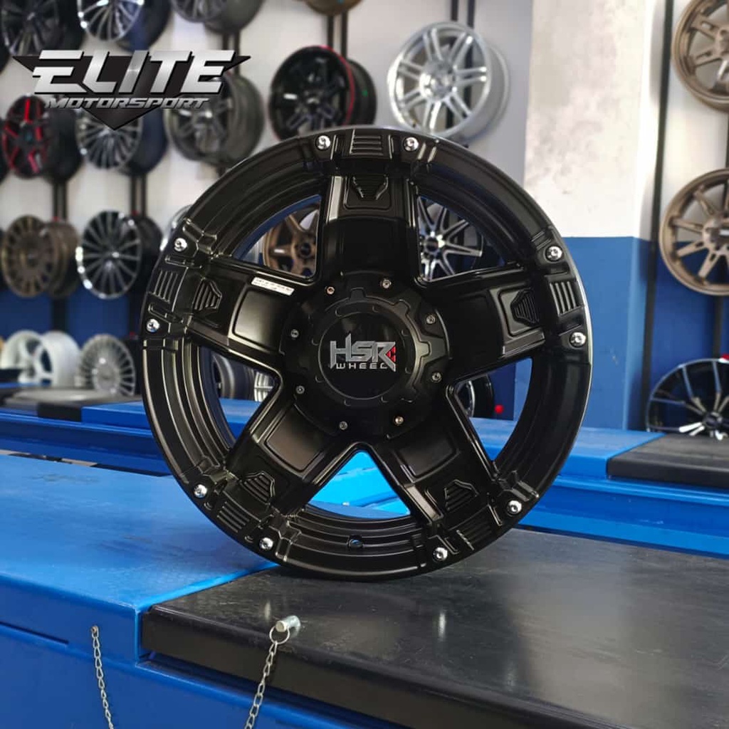 Velg Mobil Pajero Fortuner Hilux Triton Ring 17x9 lubang 6 Pcd 139 Velg HSR