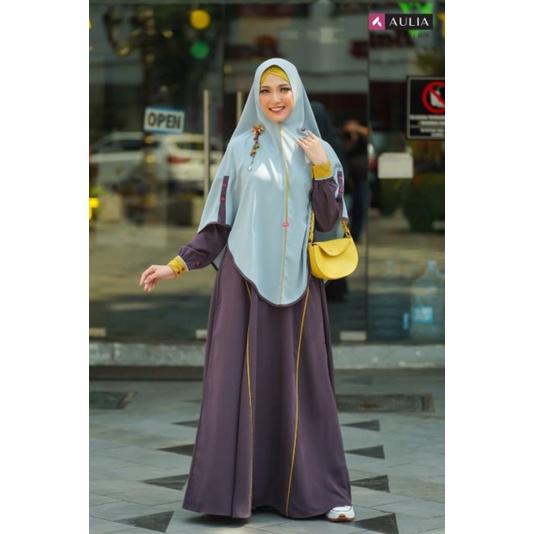 Gamis aulia/gamis syari/gamis raya/aulia fashion/gamis elegant/gamis sporty