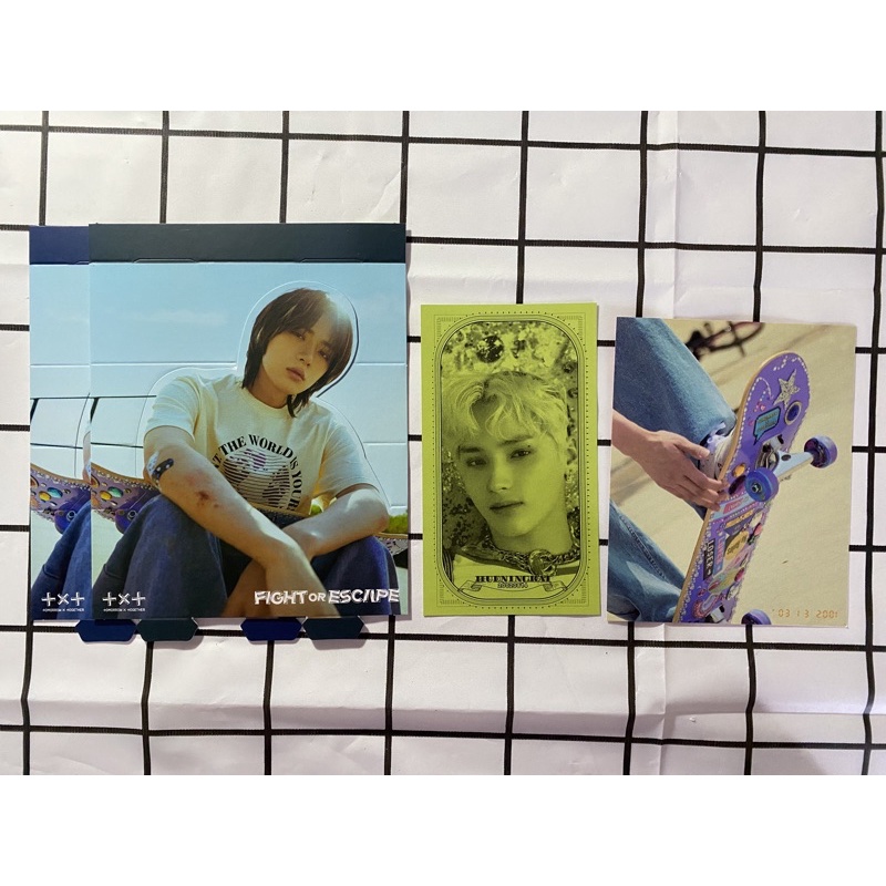 TXT Cut Board AR Card Beomgyu & Hueningkai