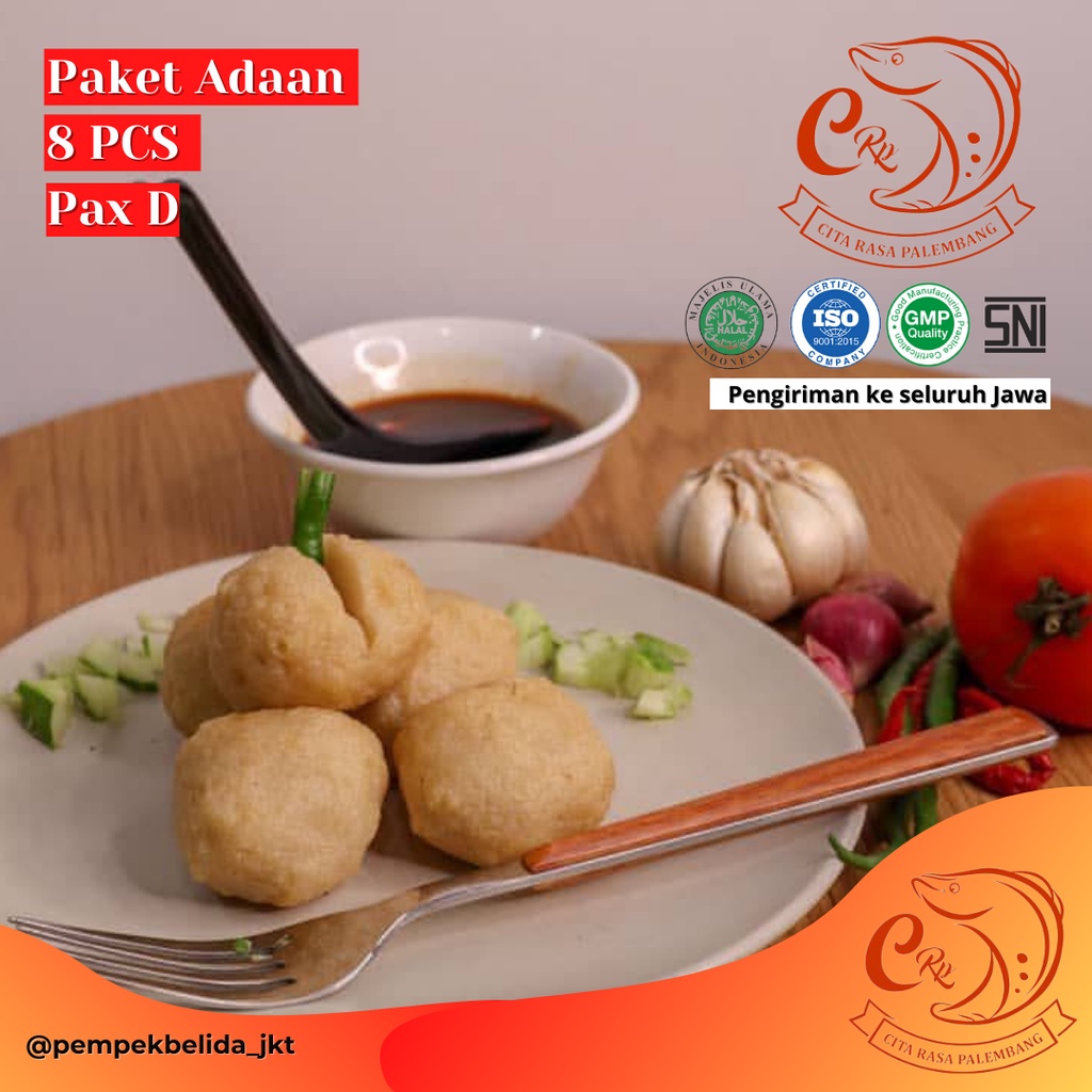 

Pempek Belida CRP Isi Adaan 8 PCS + CUKO 70 ML - Pax D | Pempek Belida CRP Frozen Original | Cemilan & Oleh-Oleh Khas Asli Palembang